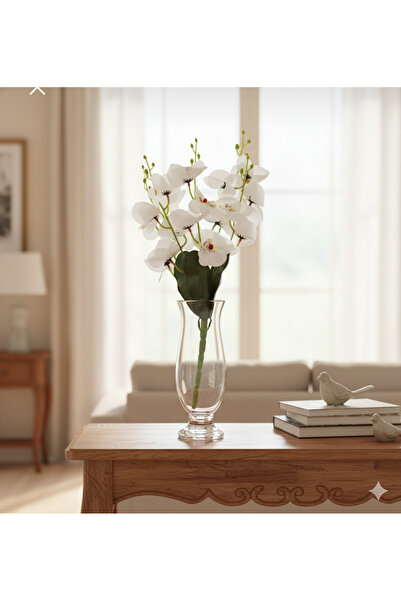 BUKET X Yapay Beyaz Orkide