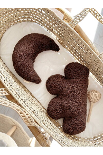 Teddy Moon Pillow & Cloud Baby Kids Room Accessory