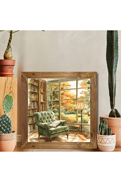 Tuba Decor Square Painting with Wooden Frame