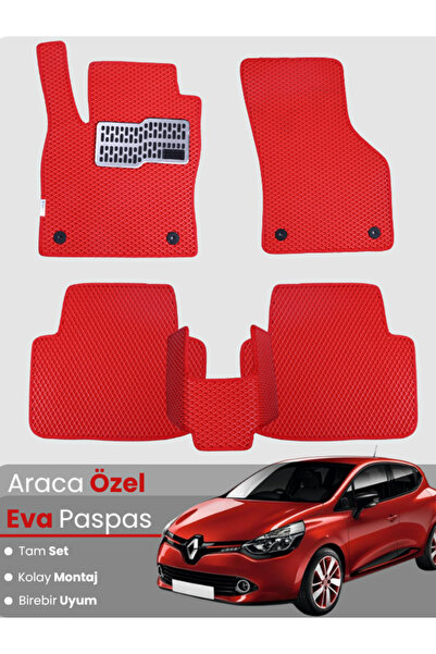 stiloto مجموعة كاملة من دواسات EVA متوافقة مع رينو كليو 4 (2012-2019) - خاصة ...