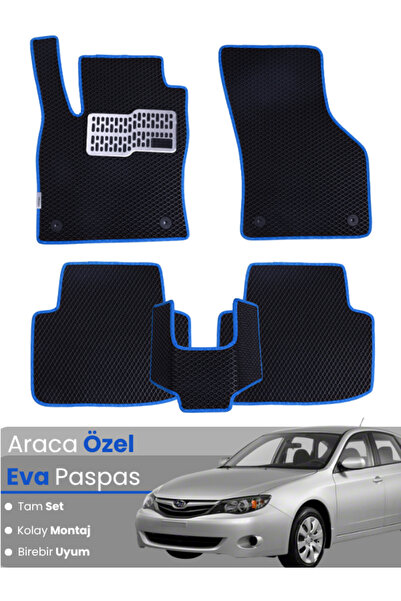 stiloto مجموعة كاملة من دواسات EVA متوافقة مع سوبارو إمبريزا GH (2007-2011) -...