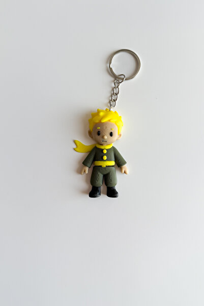 sin istanbul Little Prince Silver Chain Keychain