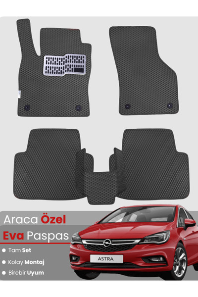 stiloto طقم كامل من دواسات EVA متوافقة مع أوبل أسترا H هاتشباك (2010-2013) - ...