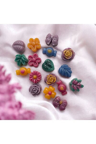 The Cloudish Shop FLOWERS - Çiçek Yaprak şekilli Kokulu Buhurdanlık Mumu 8 Ad...