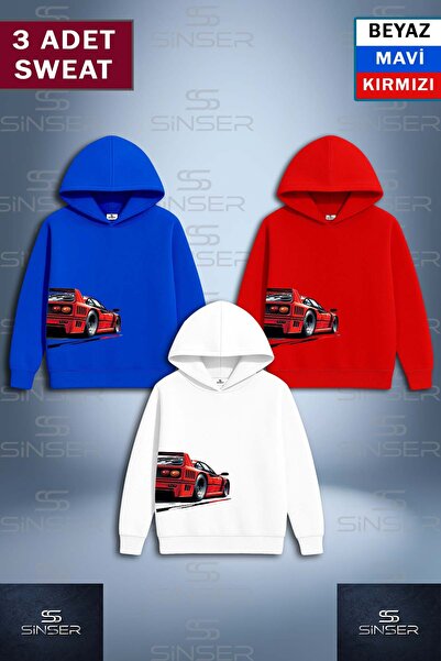 SS SİNSER Φούτερ με στάμπα  "3LU ΑΝΟΙΧΤΟΥ ΤΟΝΟΥ " "ΚΟΚΚΙΝΟ ΑΥΤΟΚΙΝΗΤΟ ΣΤΗΝ ΔΕ...