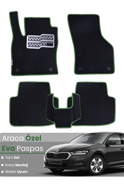 stiloto مجموعة كاملة من دواسات EVA متوافقة مع سيارة سكودا أوكتافيا NX (2020-2...