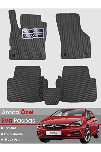 stiloto طقم كامل من دواسات EVA متوافقة مع أوبل أسترا K هاتشباك (2015-2021) - ...