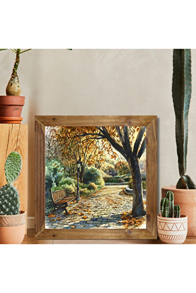 Tuba Decor Tablou pătrat cu rama din lemn