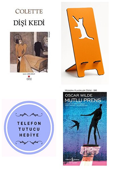 TÜRKİYE İŞ BANKASI KÜLTÜR YAYINLARI Dişi Kedi - Colette + Telefon Tutucu + Mu...