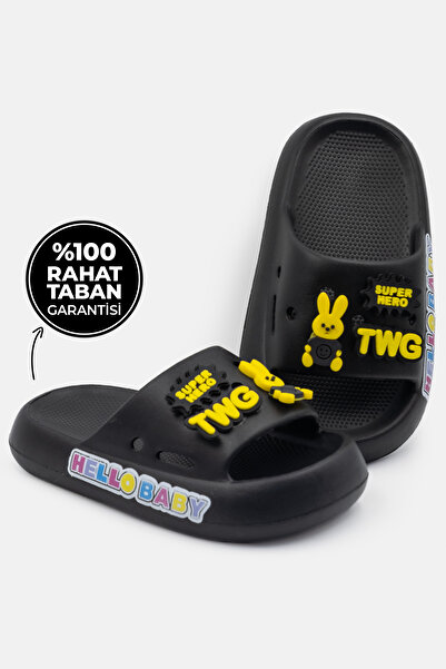 LikeMoon Children's Slippers Lightweight Sole Soft Pool Bathroom Nursery Dail...