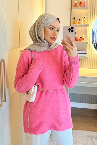 Hazamoda Pulover Elmas Ovs roz
