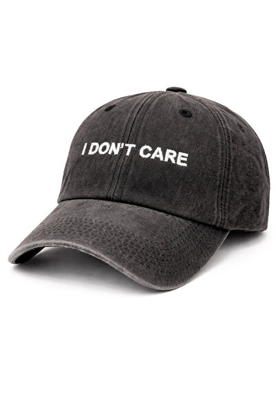 CAP BROS I DON'T CARE Umrumda değil Nakış Eskitme Şapka Kep