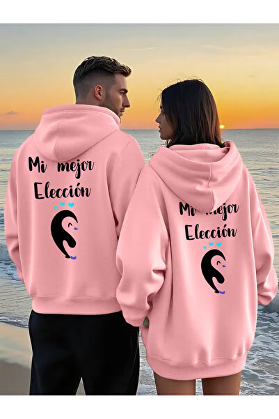 Ciel Lune سترة هودي للجنسين من مجموعة Dear Couple Kombin Mi Mejor Elección مط...