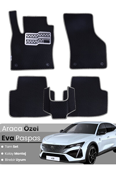 stiloto مجموعة كاملة من دواسات EVA متوافقة مع بيجو 408 (2022-2025) - مخصصة لل...