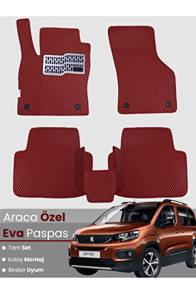 stiloto طقم كامل من دواسات EVA متوافقة مع بيجو رايفتر (2018-2025) - مخصصة للس...