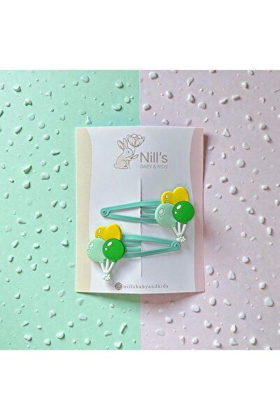 Nills Baby & Kids Mint Green Balloon Figured Snap Fastener Children's Buckle ...