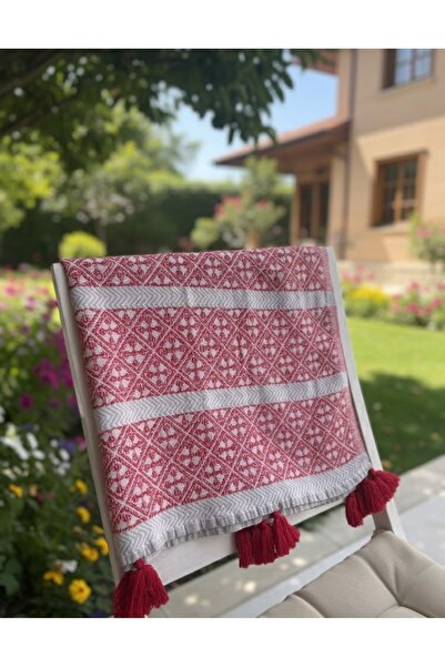 Monochrome % 100 Pamuk Jakarlı Peştemal 90x175 cm