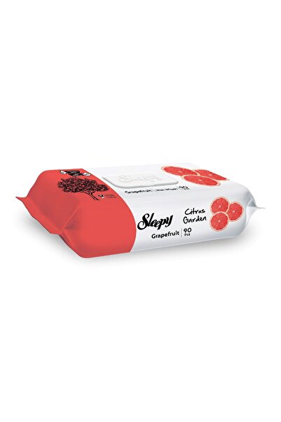 Sleepy Citrus Garden Wet Baby Towel 90 Grapefruit