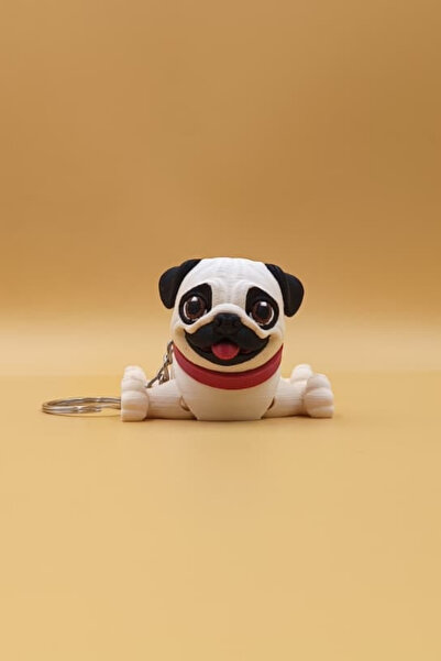 Rodopiva Χαριτωμένο στολίδι για τσάντα με κινητό μπρελόκ σκυλάκι παγκ