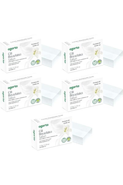 Agarta Handmade Natural Soap 150Gr Skin Whitening (Set of 5)