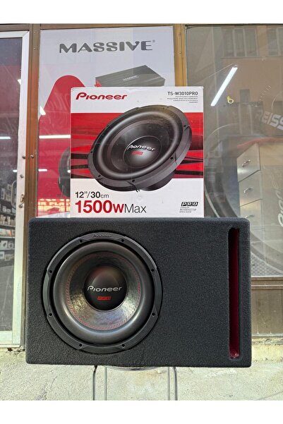 Pioneer Ts-W3010 Pro L Port Kabinli 1500wat 600 Rms 30cm Subwoofer Bas Pro Se...