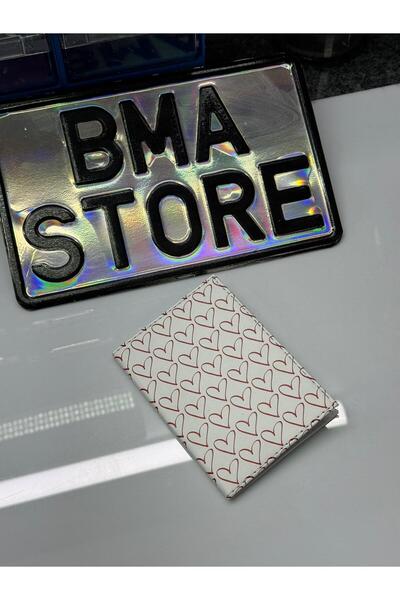 BMASTORE06 غطاء رخصة القيادة بنقشة قلب