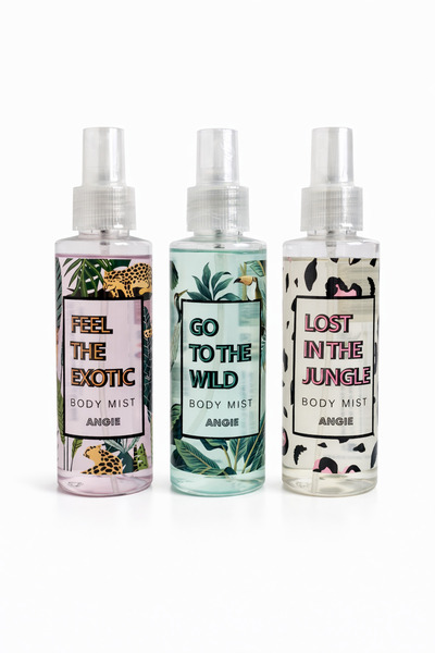 Angie Feel The Exotic- Go To The Wild- Lost İn The Jungle 3'lu Vücut Spreyi