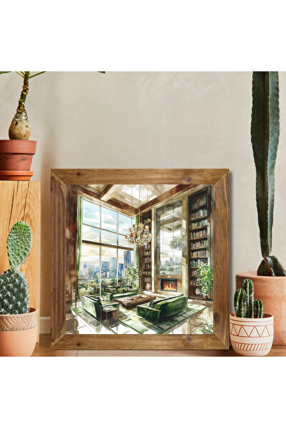 Tuba Decor Square Painting with Wooden Frame