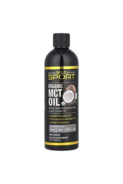 California Gold Nutrition Sport Organic MCT Oil Caprylic Acid Weight Loss Ket...