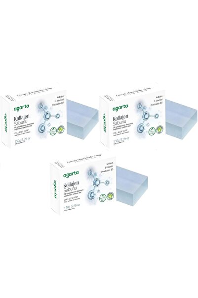 Agarta Handmade Natural Soap 150Gr Collagen (Set of 3)