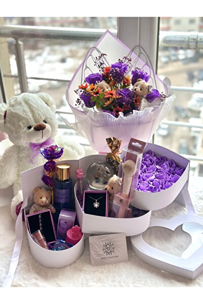 Ahsen Collection Parıltılı soft mor