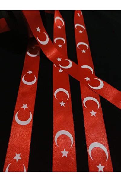 ULUPAMİR National Holidays, Bandana, Turkish Flag Ribbon 1 Meter