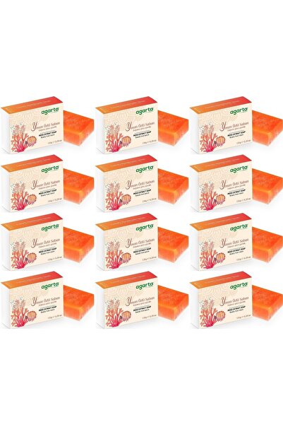 Agarta Handmade Natural Soap 150Gr with Seaweed Extract (Set of 12)