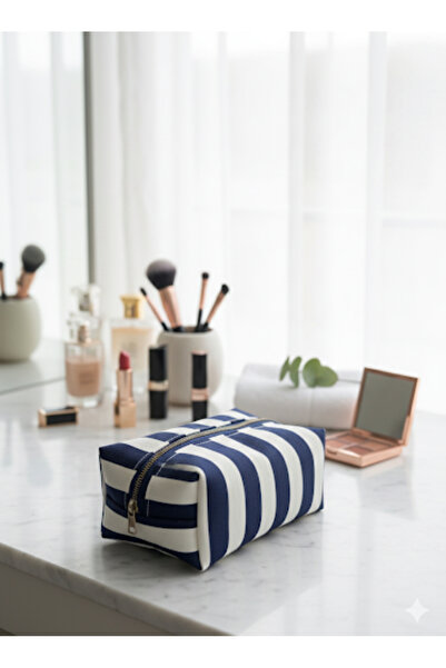 runa Makyaj çantası duck keten kumaş (20-15-5) ölçülerinde