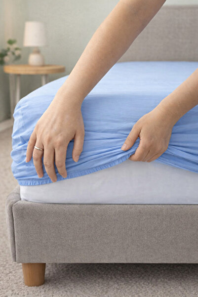 IZAHOUSE LIVING Tek Kişilik Pamuklu Lastikli Çarşaf