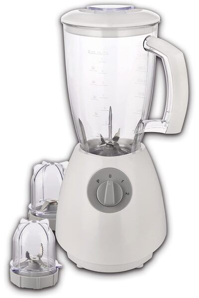 ATC 3 In 1 Blender, 2 Speed, 400 Watts - H-BM401, Unbreakable Jar