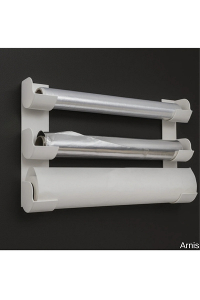ARNİS Rulo Düzenleyici Askı, Folyo, Pişirme Kağıdı, Yağlı Kağıt, Streç Askısı...