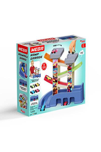 DEDE Oyuncak Mega Rampali 4 Katlı Garaj