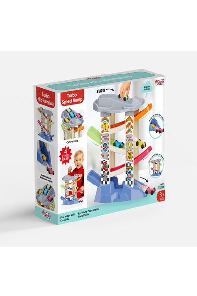 DEDE Oyuncak Turbo Hız Rampası 4 Katlı