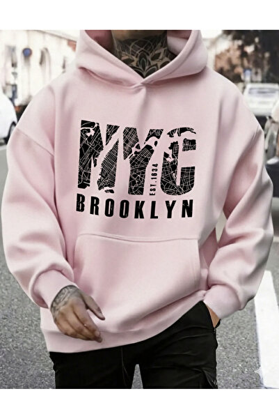 Revasser سويت شيرت للجنسين للنساء/الرجال NYCBROOKLYN ملون مخصص مطبوع قطن قصة ...