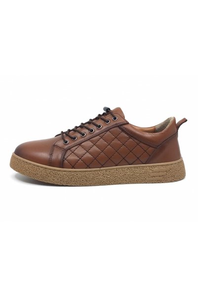 Taşpınar Ayakkabı Goldbrand 100% Genuine Leather Men's Winter Comfortable Daily Casual Smart Lace-Up New Season Shoes