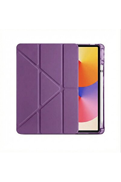 U-K iPad Air 11 M3 2025 Kılıf A3266 A3267 Uyumlu Origami Kalem Bölmeli Sararm...
