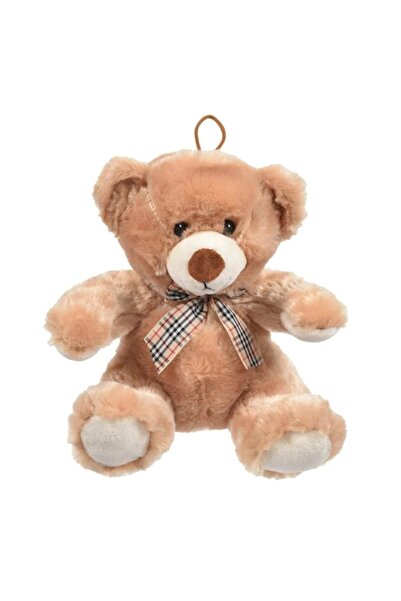 OEM Ursuleț de pluș maro cu fundă maro 22 cm