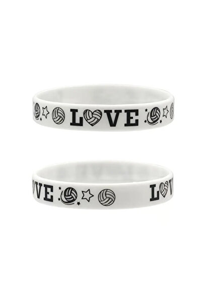 CN Volleyball Silicone Bracelet Set of 2