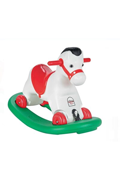 Lunix 2 in 1 Rocking Horse with Wheels and Music – Preschool Toy 77 x 35 x 50 cm