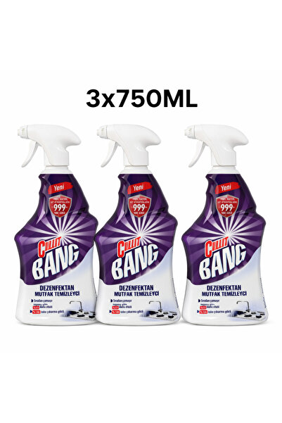 Cillit Bang Kitchen Disinfectant – Pack of 3 x 750 ML