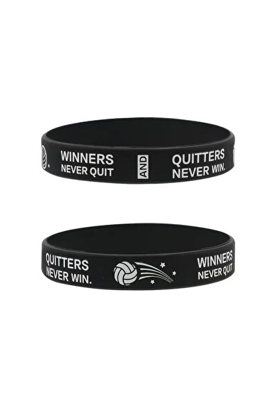 CN Volleyball Silicone Bracelet Set of 2