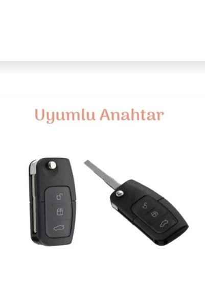AutoHan Keys غطاء مفتاح نانو متوافق مع سيارات فورد فوكس وفييستا وكوجا ومونديو
