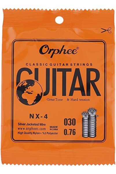 Orphee NX-4 Klasik Gitar Re (D) Teli - 4. Tel (Aksesuar - Yedek Tek Tel) | Gü...