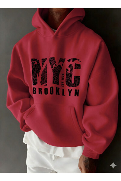 Revasser سويت شيرت للجنسين للنساء/الرجال NYCBROOKLYN ملون مخصص مطبوع قطن قصة ...